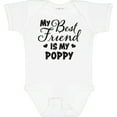 thumbnail image 3 of Inktastic My Best Friend is My Poppy with Hearts Boys or Girls Baby Bodysuit, 3 of 5