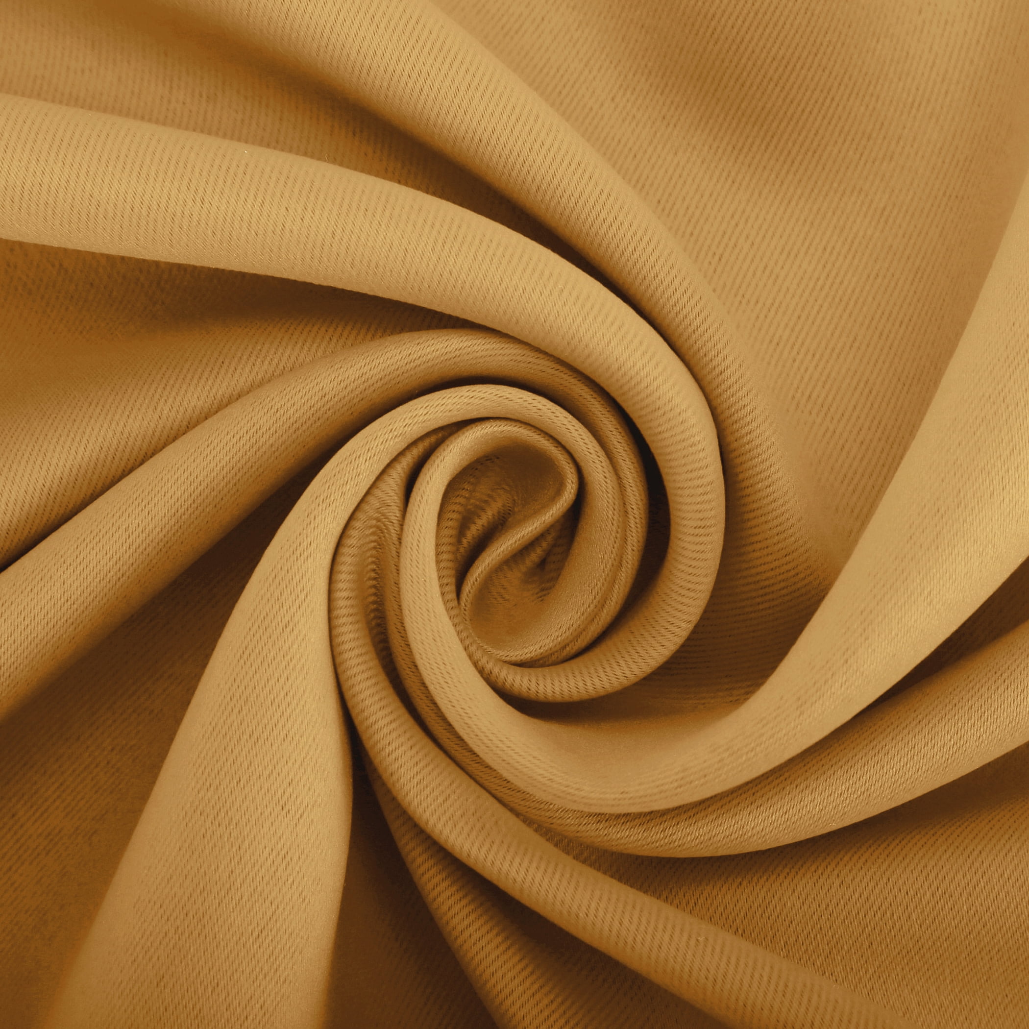 Sun Zero Brant 1-Piece Energy Saving Blackout Tab Top Curtain Panel, 40"x95", Gold