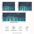 thumbnail image 2 of Yayeee Pillowcase Standard Size Set of 2 Satin Wrinkle Resistant Pillow Case, Purple Moonlight Forest, 2 of 7