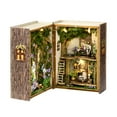 thumbnail image 2 of BESTSKY 2026 New Diy Miniature House Kit, Tiny House Kit Diy Dollhouse Kit 1:100 Scale Creative Room for Adults and Teens Mini Handmade Wooden Dollhouse Toys Home Decor (Forest Wonderland), 2 of 6