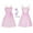 Pink, variant on Sngxgn Girls Dresses Solid Color Tie Back Long Sleeve Ruffle Hem Casual Elegant Little Girl Dresses(Pink,130)