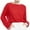 Red, variant on Spring And Summer New Female Thin Large Round Neck Trumpet Sleeve Knitted T Shirt Oversized Tees for Women Turtle Neck Top for Women Pack Women Shirt Loose Log Sleeve T Shirts for Women Athletic Tops