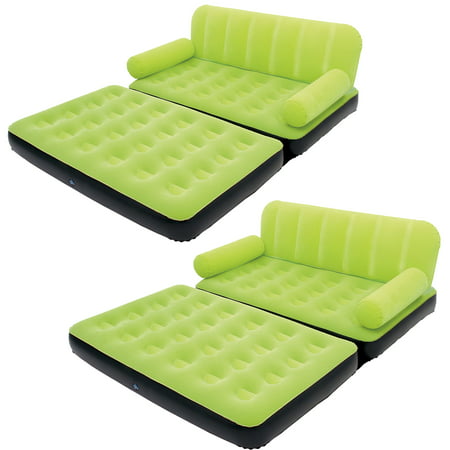 Bestway Multi Max Air Convertible Couch Sidewinder AC Air Pump, Green (2 (Best Way To Clean Sofa)