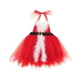 thumbnail image 1 of Kmbangi Baby Christmas Dress Sleeveless Hanging Neck Mesh Midi, 1 of 9