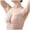 Pink, variant on NIEWTR Front Closure Bras for Women No Underwire Wireless Bra Plus Size Padded Breathable Full Coverage Everyday Bra Bralette(Black,36C)