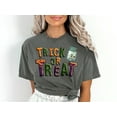 thumbnail image 4 of Women's Trick or Treat Eyeballs Spiderweb Halloween T-Shirt, 4 of 10