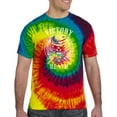 thumbnail image 2 of Wild Bobby, American Skull Victory or Death, Pop Culture, Tie-Dye Tees, Reactive Rainbow, Small, 2 of 3