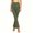 Army Green, variant on Flared Culottes Pants For Women Wrap Tie Front Elastic Waist Bootcut Trouser Summer Casual Yoga Workout Running Bell Bottoms