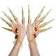 thumbnail image 2 of Conjunto de danza del vientre de estilo étnico personalizado, estilo antiguo, accesorios de baile, uñas de niña india doradas, estilo femenino, 2 of 2