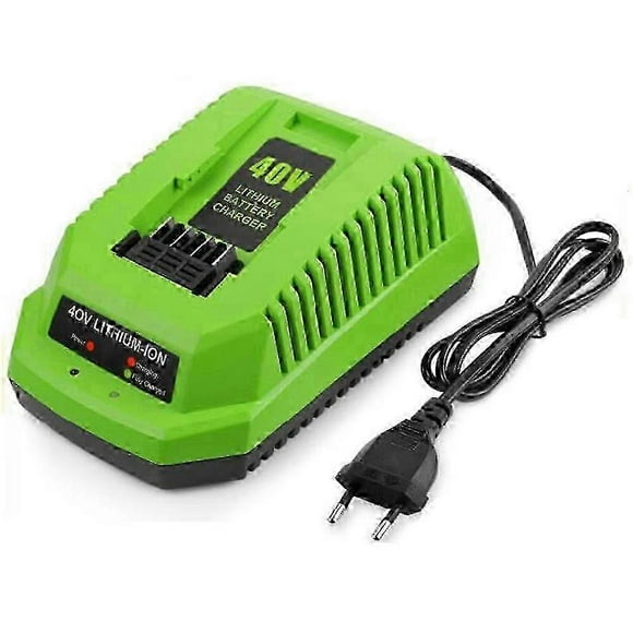 40V Lithium Battery Charger for GreenWorks 29482 G-MAX 40V Li-Ion Battery 29472 29482 29652 G40825
