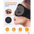 thumbnail image 2 of Máscara para dormir Bluetooth MUSICOZY 3D con auriculares 14H Playtime, 2 of 7