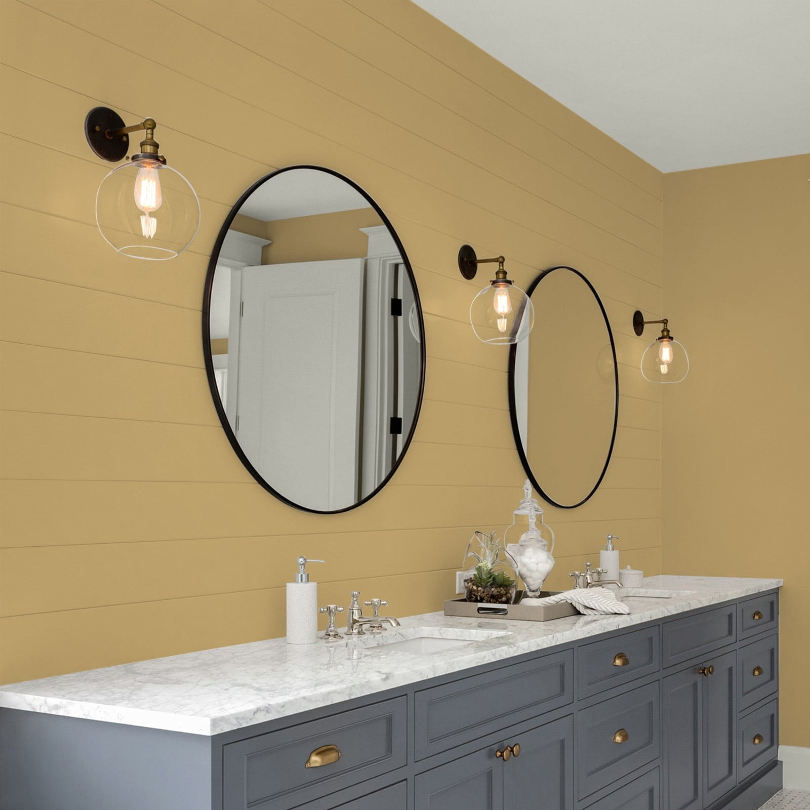 Glidden Glidden Kitchen Bath and Laundry Buffalo Hide / Beige, Eggshell Interior Paint with Primer, 1 Gallon