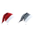 thumbnail image 4 of Moyic Sombrero de Navidad Prop Suministros para fiestas Accesorio de ropa Disfraz Tocados Interesante Kitted Felpa Gorros de Papá Noel Adorno de Kits de decoración para fiestas Gris Moyic HA070270-02, 4 of 6