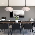 thumbnail image 2 of Livex Meridian 4-Light 18" Pendant Ceiling Light, Brushed Nickel 52137-91, 2 of 3