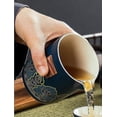 thumbnail image 3 of Juego de té de viaje, tazas de té de cerámica para kung-fu, 250 ml, azul HUOGUO, 3 of 3