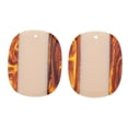 thumbnail image 3 of 2x colgante de resina geométrica con , pendientes, accesorios para la cabeza, hallazgos de joyería, bricolaje Marrón amarillento Macarena Colgante de dijes de joyería, 3 of 8