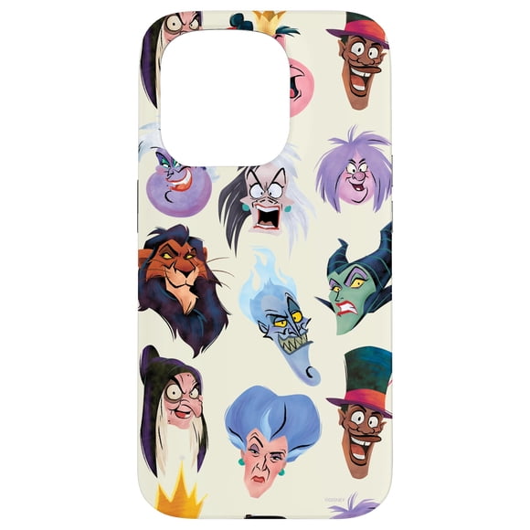 Funda para teléfono Disney Villains Vile Visages of Villainy iPhone 15 Pro