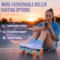 thumbnail image 6 of JZY Quad Roller Skates with Light-Up Wheels,High-Top Design for Women, Men & Teens, 6 of 7