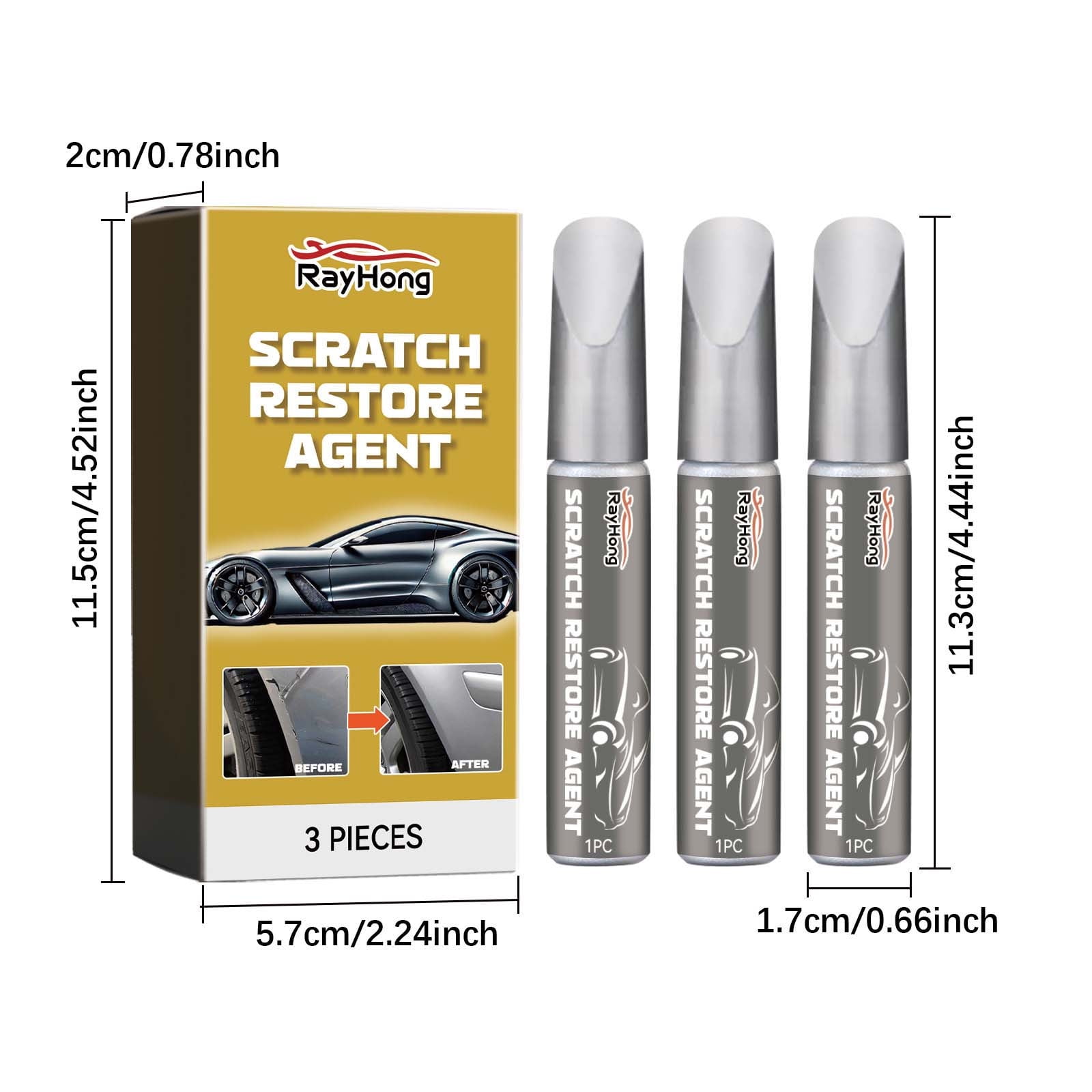 Kit De Réparation De Rayures Pour Tableau De Bord – Kit De Réparation De Rayures Pour Tableau De Bord – Cire De Réparation De Rayures Portable, Pièces