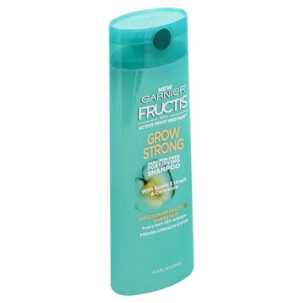 Garnier Fructis Grow Strong Fortifying Vegan Shampoo, 12.5 Ounces Each