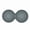 Gray, variant on Peanut Massage Ball, Double TPR Rolling Massage Tool for Neck, Back, Legs, Feet, Yoga and Fitness