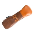 thumbnail image 4 of PU Wood Headcover Long Neck Head Wrap Protector Guard Waterproof Protective Sleeve Golfer Gift Golf Club Head Covers for Training,Outdoor UT 26X9CM, 4 of 8