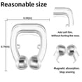 thumbnail image 7 of Magnetic Anti Snore Device Stop Snoring Nose Clip Easy Breathe Improve Sleeping Aid Apnea Guard Night Device With Case 1/2/4PCS, 7 of 7
