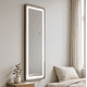 thumbnail image 4 of Espejo de Piso Cuerpo Completo con Luz Led de 3 Tonos Soporte y Marco Diseño Minimalista - Espejo de Pie y Pared para Dormitorio Recamara Sala Baño e Interiores 143 cm, 4 of 6