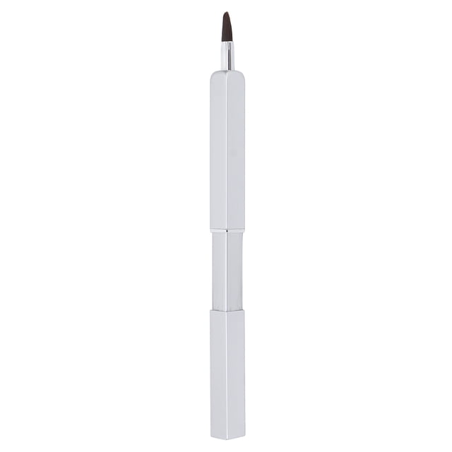 Portable Retractable Lip Makeup Brush Lipstick Lip Gloss Brush Applicator Makeup ToolSilver