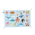 thumbnail image 1 of Manta de Picnic al aire libre, estera de Camping de poliéster, estera de Picnic multiusos, estera de playa resistente al agua para mochilero, senderis 210x145cm, 1 of 8