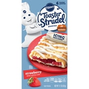 Pillsbury Frozen Toaster Strudel Pastries, Strawberry, 6 Ct, 11.7 oz