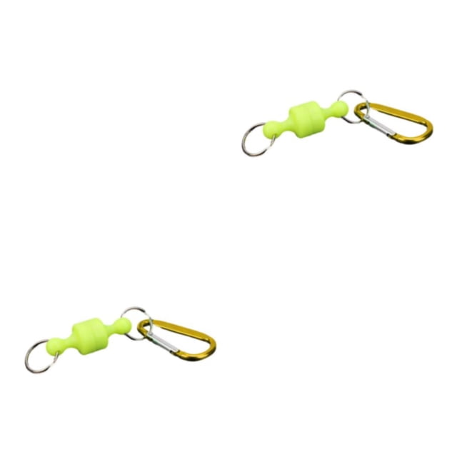 Sonducket Broche de pesca Hebilla de bloqueo fuerte Conveniente Amplia aplicación Accesorios para aparejos Deportes al aire libre fluoresceína 2piezas