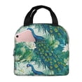 thumbnail image 1 of Balery Peacock And Flowers Bolsa de Almuerzo Aislada – Caja de Almuerzo con Papel de Aluminio Grueso, Mantiene la Comida Fresca por 4 Horas, 1 of 8