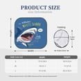 thumbnail image 3 of Haiem Great White Shark Windshield Sun Shade: Universal Foldable 2-Piece Car Front Window Sunshade - Blocks Uv Rays, And Reduces Heat,Essential Car Accessory Small, 3 of 7