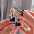 thumbnail image 1 of Small Minifigure Desktop Ornament, Building Blocks Toy For Children, 1 of 4