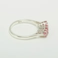 thumbnail image 3 of LBG 925 Sterling Silver ring with Natural Pink Tourmaline Womens Anniversary Ring - Size 11.25, 3 of 6