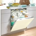 thumbnail image 4 of GZHJMY Cute Dishwasher Magnet Cover Beige Cream Solid Color Magnetic Dishwasher Decorative Cover Home Cabinet Decals 23" x 26" Scratch Resistant Refrigerator Decor, 4 of 6