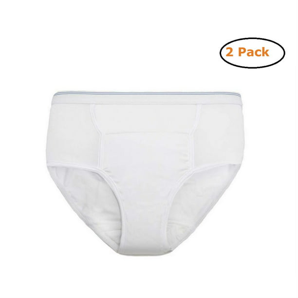 Men's Reusable Incontinence Brief 6oz - Size -3X-Large 50-52 - Pack of ...