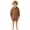 H121-Brown, variant on TOWED22 Girls Boys Tracksuit Sets Athletic Sweatsuits Hooded Sweatshirt and Jogger Shorts Outfits 2 Piece Sets For Kid,Black,3-4 Y