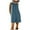 Blue, variant on SRZYMJ Cotton Women's Jumpsuit Stylish Women's Jumpsuit Comfortable Stretch Fabric Sleeveless Design Summer Casual Wear With Convenient Side Pockets For