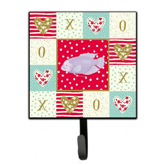 Carolines Treasures CK5487SH4 Giant Gourami Love Leash or Key Holder Red Single Hook multicolor