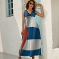 thumbnail image 5 of Bandera Cubana Dress Fashion Boho Beach Long Dresses Female Party Printed Maxi Dress, 5 of 9