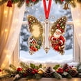 thumbnail image 6 of Guodhu Transparent Acrylic Christmas tree Hanging money Ornament, with Central Hollow Tube and Pre-Attached Ribbon for Holiday Tree Display, 6 of 7