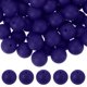 thumbnail image 1 of Uxcell 60 Pcs Cuentas de Silicona, Cuentas Redondas Focales de 15mm Color Caramelo a Granel para Llaveros Pulseras Collares Bolígrafos Suministros de Manualidades DIY, Azul Marino, 1 of 7