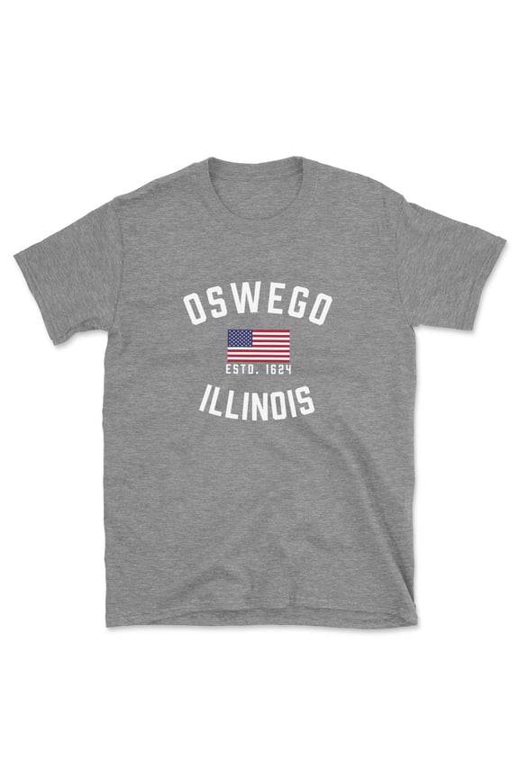 Oswego Illinois Patriot Men's Cotton T-Shirt
