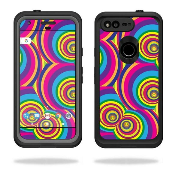 MightySkins LIFGOPIXL-Groovy 60s Skin for Lifeproof Fre Google Pixel XL 5.5 in. Case Wrap Cover Sticker - Groovy 60S
