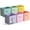 Pastel Multi-Color, variant on Sorbus Collapsible Fabric Cube Storage Bins (10.5" x 10.5"), 6 Pack, Multicolor
