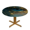 thumbnail image 3 of Acheng Round Tablecloth 0_0 (74) - Polyester Fiber, Multiple Sizes, Machine Washable 38-42, 3 of 8