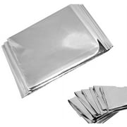 Emergency Mylar Thermal Blankets - Space Blanket Survival Kit Camping Blanket (45-Pack). Perfect for Outdoors, Hiking, Survival, Bug Out Bag,Marathons, or First Aid