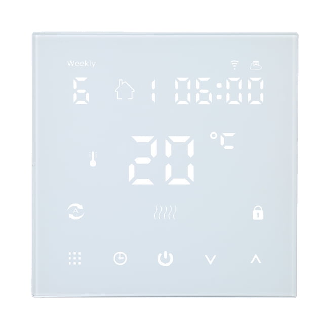 Pantalla LCD de control de aplicación de controlador de temperatura de termostato digital inteligente Wi-Fi